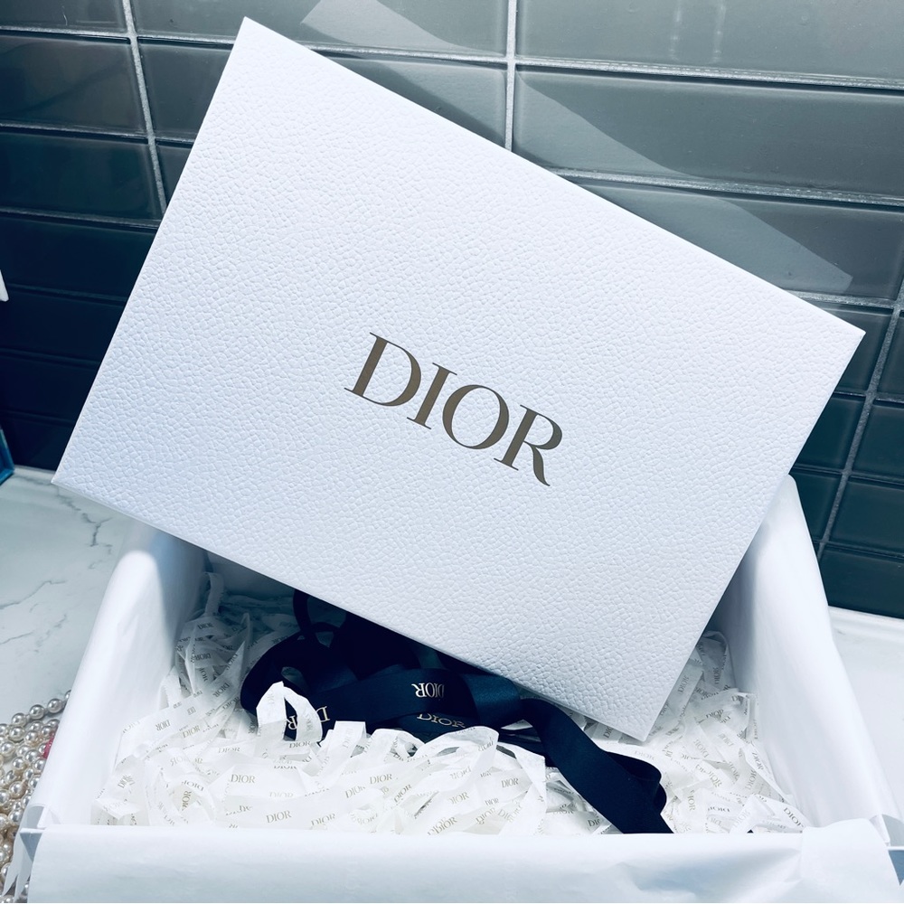Dior Empty Gift Box + Ribbon